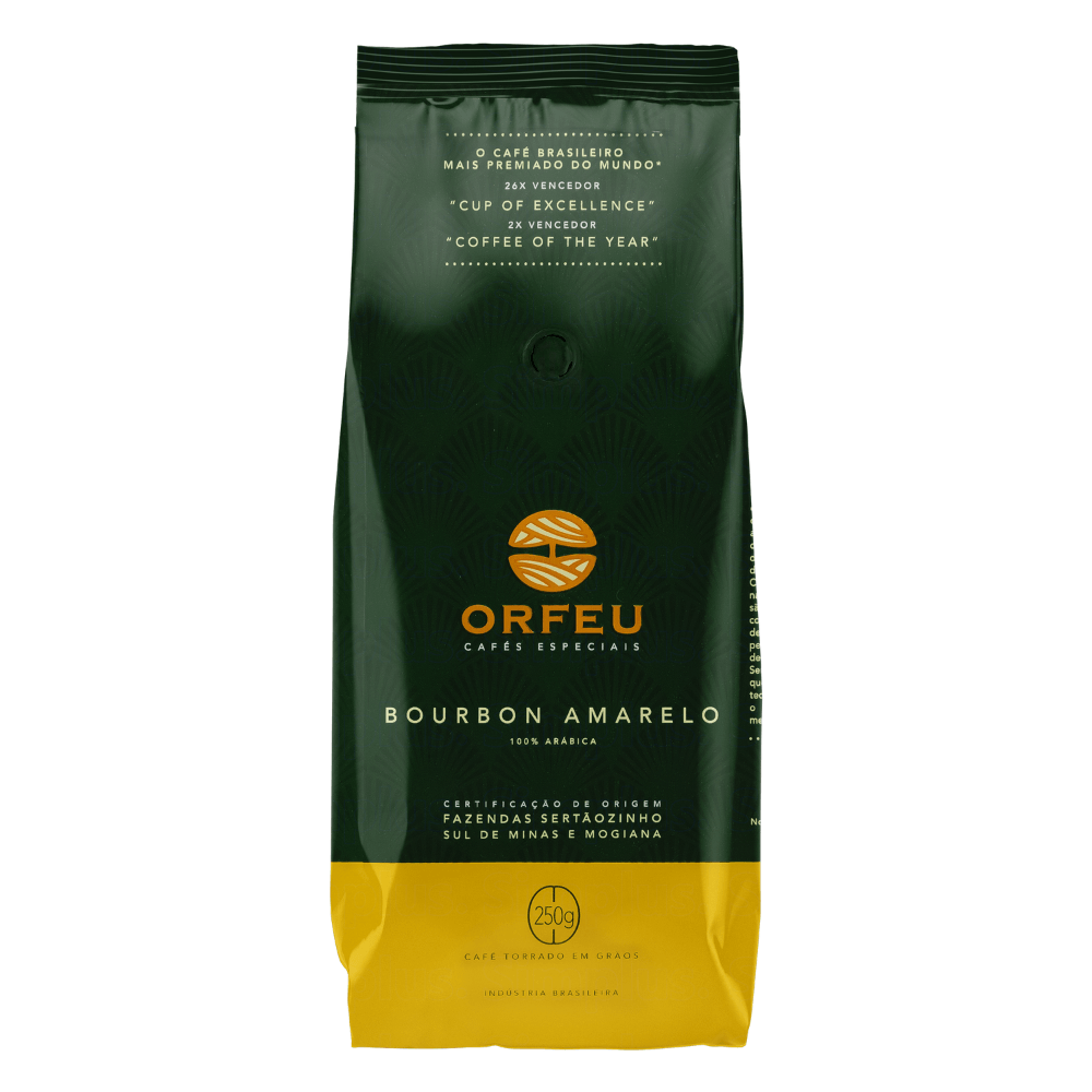 Cafe Grao Orfeu 250g Bourbon Amarelo